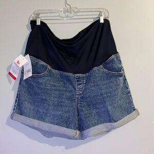 Isabel Maternity by Ingrid & Isabel Blue Jean Shorts